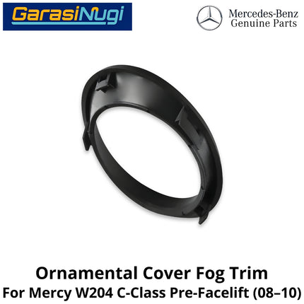Fog Trim Mercy W204 Elegance Cover Black Lampu Kabut Grill C180 C200