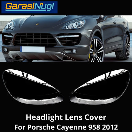 Mika Headlight 958 Porsche Cayenne Lens Kaca Cover Lampu Depan 12-14