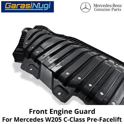 Engine Guard Mercy W205 Pre-FL Front Bumper Penutup Mesin Depan Mercedes C200