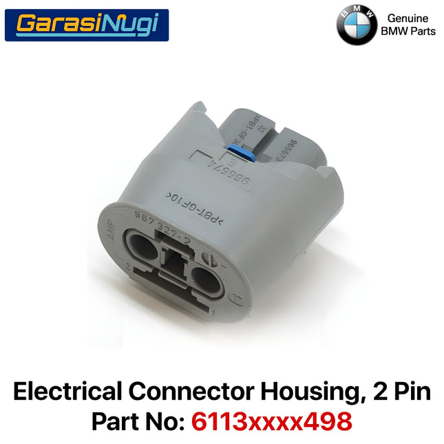 Electrical Connector For BMW E36 E60 E90 Socket Foglight Housing 2 Pin 320