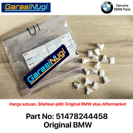 Clip Nature For BMW 51478244458 Klem Body And Floor Panel Original