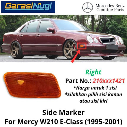 Side Marker Mercy W210 Lights Cover Lampu Sein Samping Mercy E200