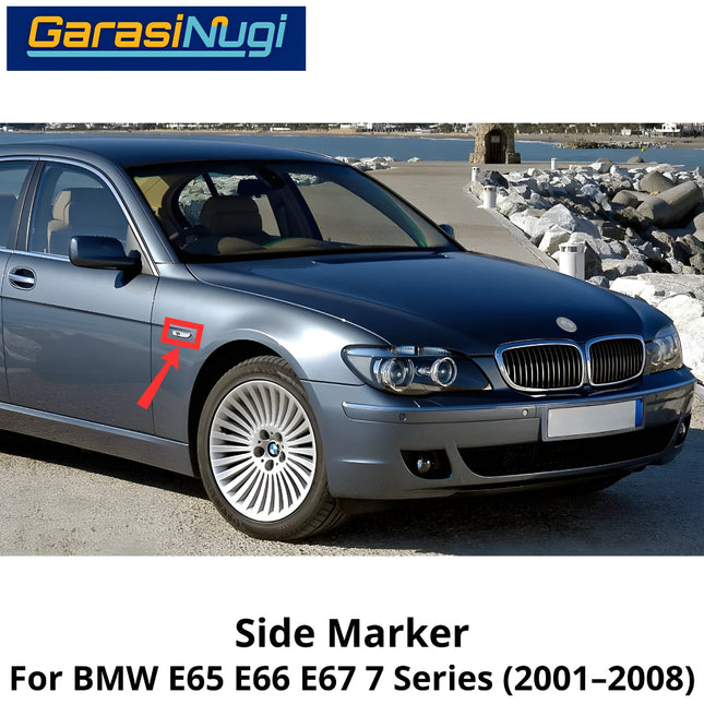 Side Trim For BMW E65 E66 Lights Cover Lampu Sein Samping 730 735 (2001–2008)