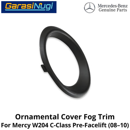 Fog Trim Mercy W204 Elegance Cover Black Lampu Kabut Grill C180 C200