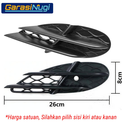 Fog Trim Mercedes W220 Facelift Cover Lower Grille Front Bemper Depan Bawah S300