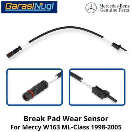 Rear Brake Pad Mercy W163 Sensor Keausan Rem Belakang ML 1998-2005