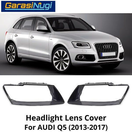 Mika Headlight AUDI Q5 Lens Kaca Cover Lampu Depan 2013-2017