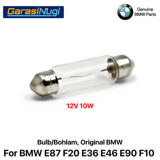 Bulb Trunk Lamp For All BMW Lampu Plat Nomor Dan Bagasi Original Part 12V 10W