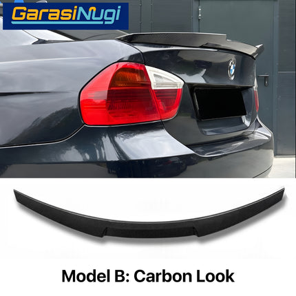 Ducktail Spoiler For BMW E90 Trunk Tail Wing Black Gloss 320 2005-2012