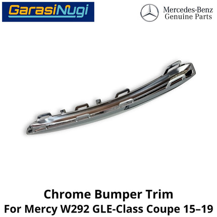 Fog Trim Old Mercy W292 Coupe Bumper Strip Grille Chrome Cover Mercedes GLE400