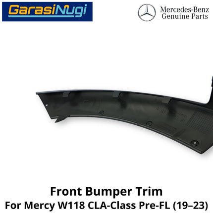 Front Bumper Mercy W118 Pre-Facelift Trim Cover Penutup Bemper Depan Mercedes CLA