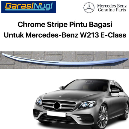 Chrome Strip Trunk For Mercy W213 Garnish Molding Pintu Bagasi E200 E300