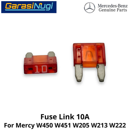 10A Mini Blade Fuse Link For Smart Fortwo W451 W205 W213 W222 Sekring 10 Ampere N000000004195