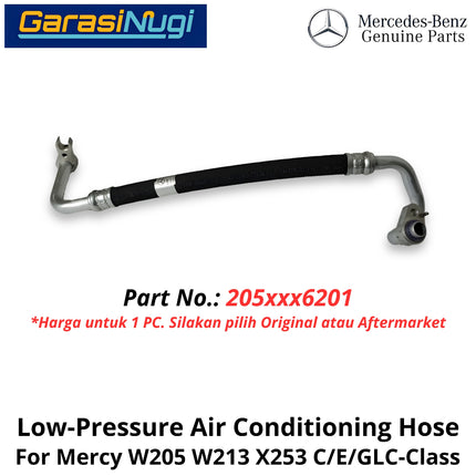 Low-Pressure Mercy W205 W213 X253 Air Conditioning Pipa Saluran AC Tekanan Rendah C200 E200 GLC
