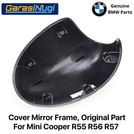 Cover Mirror Frame For Mini Cooper R55 R56 R57 Penutup Kaca Spion Hitam Putih