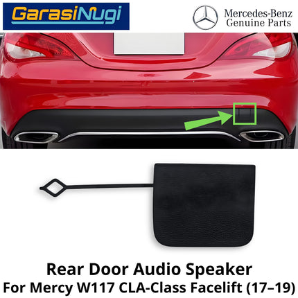 Towing Cover Mercy W117 Facelift Bumper Tow Tutup Lubang Derek Original Mercedes CLA
