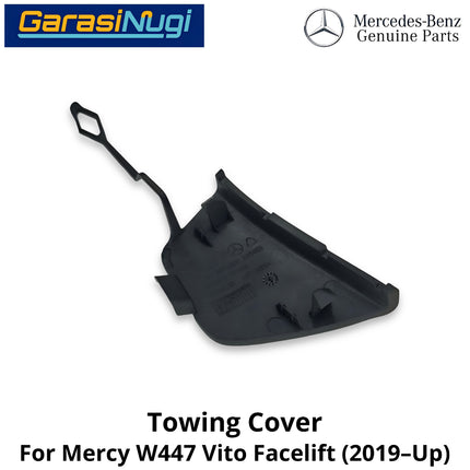 Towing Cover Mercy W447 Facelift Bumper Tow Tutup Lubang Derek Original Mercedes Vito