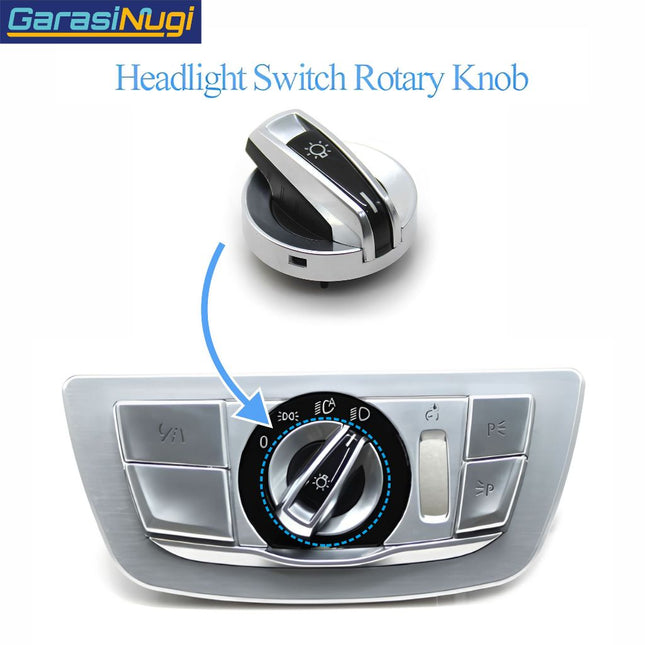 Headlight Switch For BMW G01 G30 G11 G02 Rotary Knob Tombol Putar Saklar Lampu Depan 520 530 730 740
