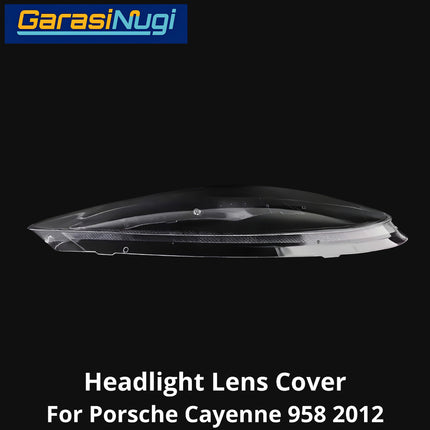 Mika Headlight 958 Porsche Cayenne Lens Kaca Cover Lampu Depan 12-14