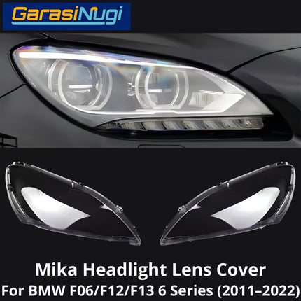 Mika Headlight For BMW F06 F12 F13 Lens Kaca Cover Lampu Depan 630 640