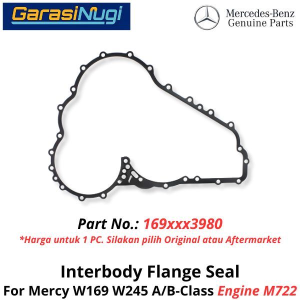 Interbody Mercy W169 W245 Flange Seal Gasket Paking Penutup Transmisi A150 B180