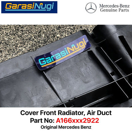Cover Front Radiator For Mercy W166 X166 Panel Penopang Kap Mesin ML GLE