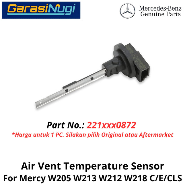 Air Vent Mercy W205 W213 W212 W218 Temperature Sensor Suhu Ventilasi Udara C200 ML SLK