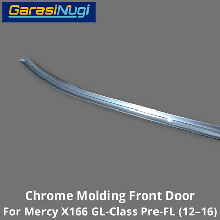 Chrome Upper Window For W166 X166 Pre-Facelift Garnish Molding Pintu Depan Front Door ML GL