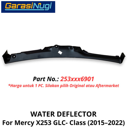 Water Deflector Mercy X253 Facelift Wiper Cowl Kisi Penutup Kap Mesin Kaca Depan Mercedes GLC