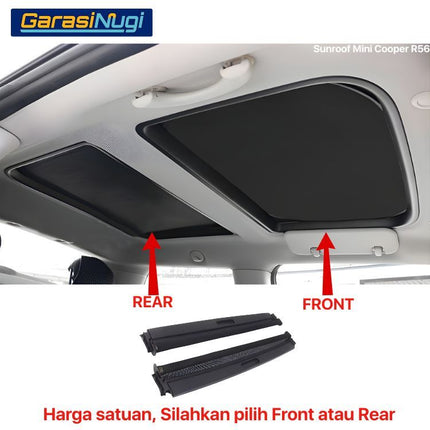 Roller Blind For Mini R55 R56 R60 Sunroof Curtain Assembly Tirai Penutup