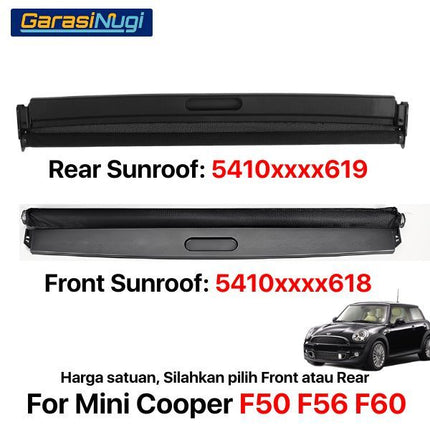 Roller Blind For Mini F55 F56 F60 Sunroof Curtain Assembly Tirai Penutup