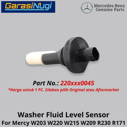 Washer Fluid Mercy W203 W220 W215 W209 Level Sensor Tingkat Cairan Pembersih Kaca Depan C200