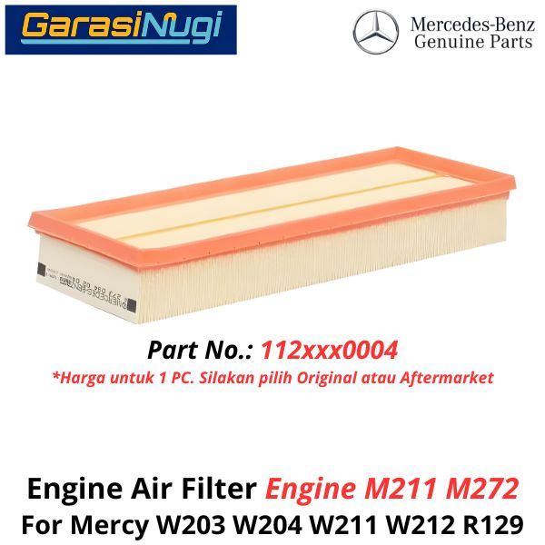 Air Filter Mercy W203 W204 W211 R129 Saringan Udara Mesin 1120940004 M211 M272