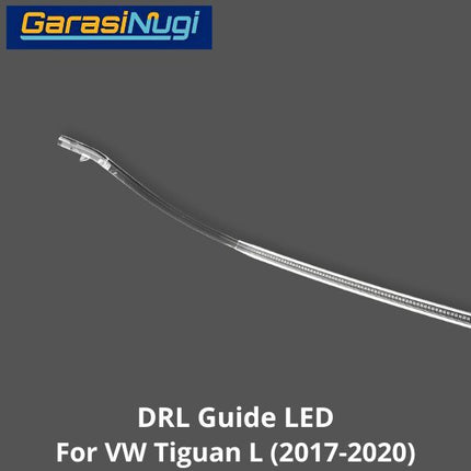 DRL Guide VW Tiguan L Tube Angel Eyes LED Lampu Senja 2017-2020