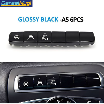 Function Buttons For Mercedes W205 X253 W447 W213 Tombol Panel Kontrol Dashboard GLC C200 E200 Vito