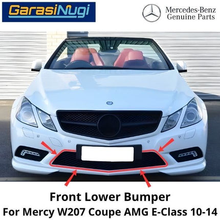 Lower Grille Mercy W207 Coupe AMG Grill Cover Bumper Depan Bawah Mercedes E250