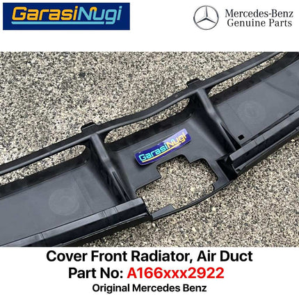 Cover Front Radiator For Mercy W166 X166 Panel Penopang Kap Mesin ML GLE