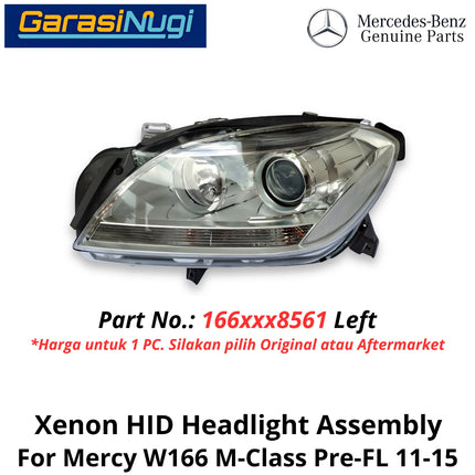 Headlamp For Mercy W166 Lampu Depan Headlight Front Lighting Mercedes ML350