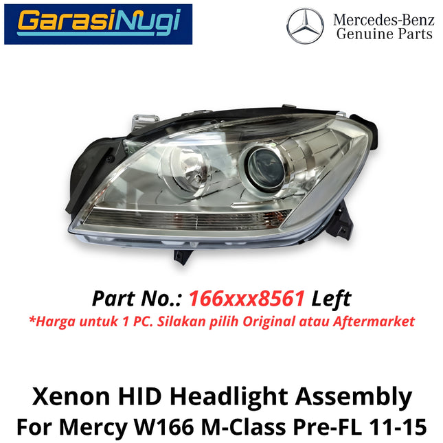 Headlamp For Mercy W166 Lampu Depan Headlight Front Lighting Mercedes ML350