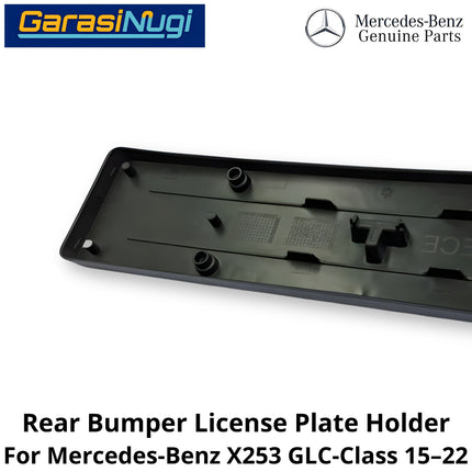 Rear Bumper Mercy X253 Lisence Plate Holder Dudukan Plat Nomor Mercedes GLC