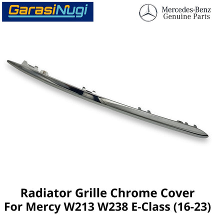 Chrome Trim Mercy W213 W238 Mounting Grille Monting Grill Bumper Depan E200