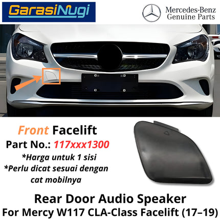 Towing Cover Mercy W117 Facelift Bumper Tow Tutup Lubang Derek Original Mercedes CLA