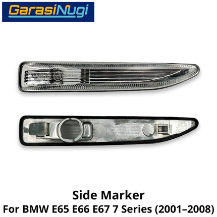 Side Trim For BMW E65 E66 Lights Cover Lampu Sein Samping 730 735 (2001–2008)