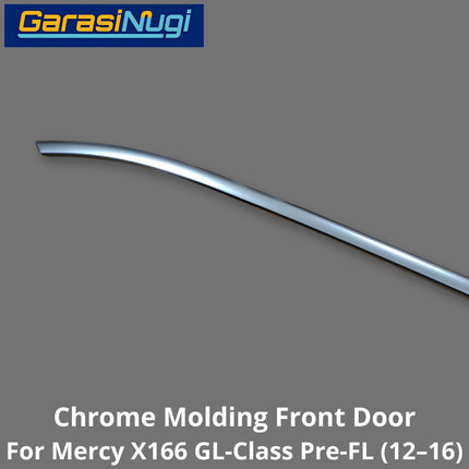Chrome Upper Window For W166 X166 Pre-Facelift Garnish Molding Pintu Depan Front Door ML GL