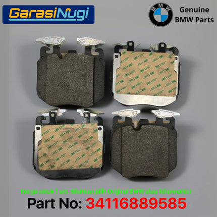 Kampas Rem Depan BMW G30 G05 G11 Front Brake Pads Original 34116889585 520 720