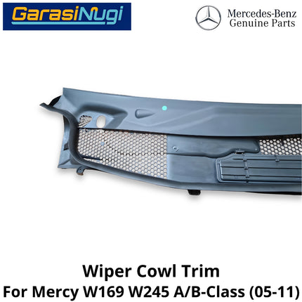Water Deflector Mercy W169 W245 Wiper Cowl Kisi Penutup Kap Mesin Kaca Depan Mercedes A150 B170