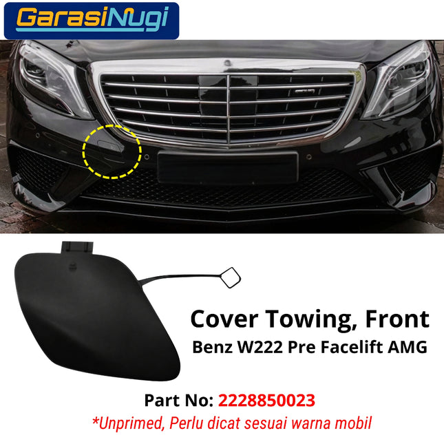 Lubang Towing Bumper Tow Derek Mercy W222 Mercedes S400 AMG