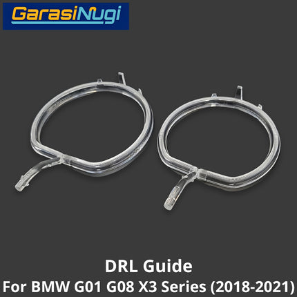 DRL Guide Tube For BMW G01 G08 Angel Eyes LED Light Lampu Senja X3 2018-2021