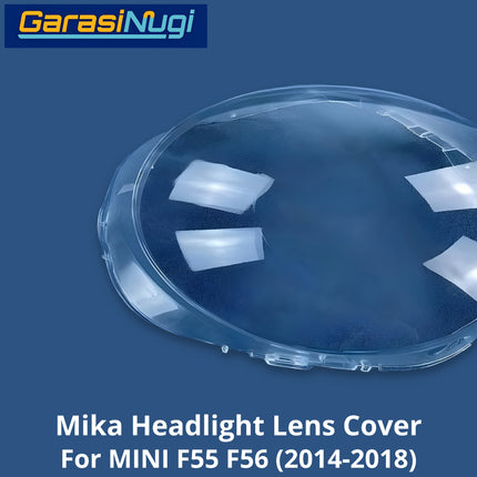 Mika Headlight For MINI Cooper F55 F56 Lens Kaca Cover Lampu Depan 2014-2018