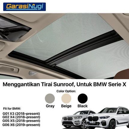 Roller Blind For BMW G01 G02 G05 Sunroof Curtain Assembly Tirai Penutup X1 X5